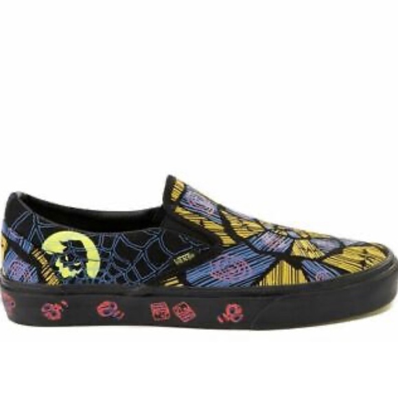 Vans x Disney OOGIE BOOGIE Shoes (Nightmare Before Christmas) NEW Slip-On SIZE 7 - Picture 5 of 5